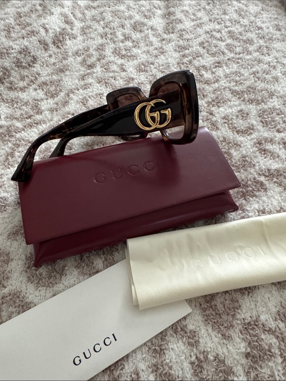 NEW GUCCI Butterfly Frame Sunglasses - Picture 5 of 7